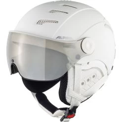Alpina Jump 2.0 Skihelm Mit Visier White Matt Damen, Herren
