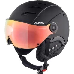 Alpina Jump 2.0 Visierhelm Black Matt Damen, Herren
