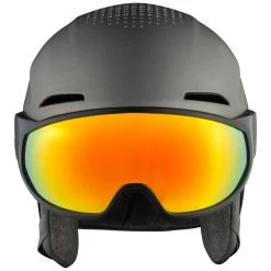 Alpina Oro QV Mips Sporthelm Gunmetal Matt Damen, Herren -Skiausrüstung Geschäft alpina oro qv mips a9245231 gunmetal matt 02 gross