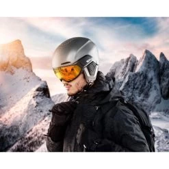 Alpina Oro QV Mips Sporthelm Gunmetal Matt Damen, Herren -Skiausrüstung Geschäft alpina oro qv mips a9245231 gunmetal matt 04 gross