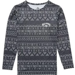 Billabong Warm Up Tech Tee Larngarmshirt Wandering Black Damen