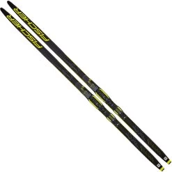 Fischer RCS Skate JR Langlaufset Black/Yellow Kinder