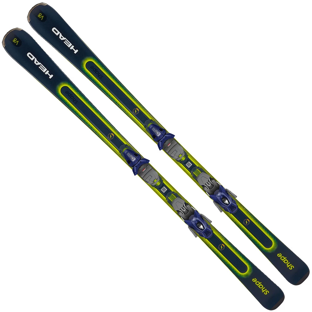 Head Shape E-V8 Alpin-Ski Dark Blue/Neonyellow Damen, Herren 3 Head Shape E-V8 Alpin-Ski Dark Blue/Neonyellow Damen, Herren