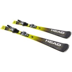 Head Supershape E-Speed Alpin-Ski Black/Neonyellow Damen, Herren -Skiausrüstung Geschäft head supershape e speed 31332102 02 gross