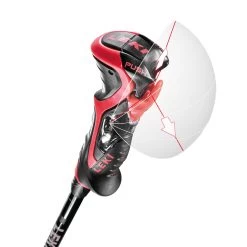 Leki Airfoil 3D Ski Alpin-Stöcke Schwarz/Rot Damen, Herren -Skiausrüstung Geschäft leki airfoil 3d 65067951 03 gross