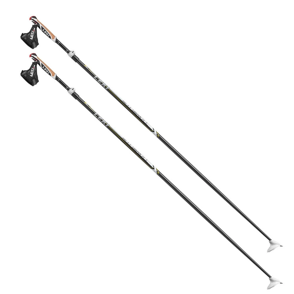 Leki Alu Vario CC Langlaufstöcke Antrazit/Gelb Damen, Herren 3 Leki Alu Vario CC Langlaufstöcke Antrazit/Gelb Damen, Herren