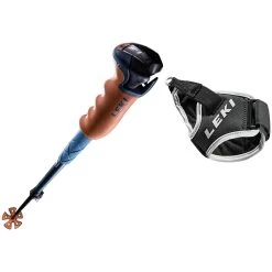 Leki Patrol Vario S Skistöcke Denimblue/White Damen, Herren -Skiausrüstung Geschäft leki patrol vario s 65167211 01 gross