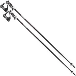 Leki Speed S Airfoil Skistöcke Black/White/Gray Damen, Herren