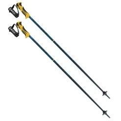 Leki Spitfire Lite S Kinder-Skistöcke Denim Blue Kinder