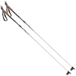 Leki Trail Carbon Langlaufstöcke Black/White/Blue Damen, Herren