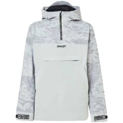Oakley TC Ice BZI Snowboardanorak Grey Mountains Herren -Skiausrüstung Geschäft oakley tc ice pullover foa 400888 9gy 04 gross