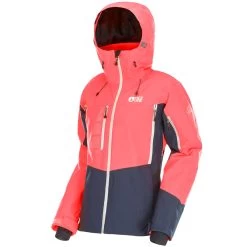 Picture Seen Skijacke Pink/Dark Blue Damen -Skiausrüstung Geschäft picture seenjacket wvt096 pinkdarkblue 01 grossGx0hlWvJk8U7i