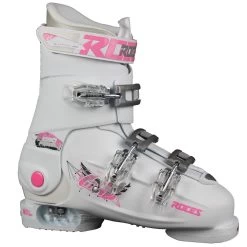 Roces Idea Free Skischuhe White/Deep Pink Kinder