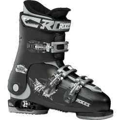 Roces Idea Free Skischuhe Black/Silver Kinder