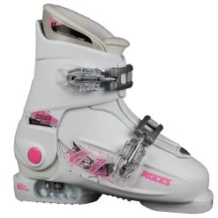 Roces Idea Up Skistiefel White/Deep Pink Kinder