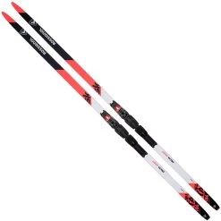Rossignol Delta Sport Skating Langlaufski-Set Black/Red/White Damen, Herren