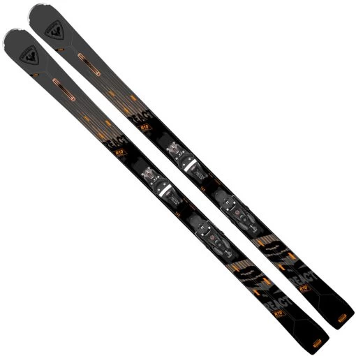 Rossignol React 10 TI Alpinski-Set Black/Orange Herren -Skiausrüstung Geschäft rossignol react 10 ti rrllm01 gross