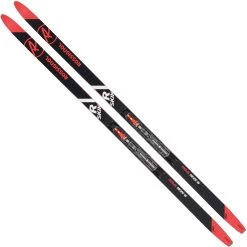 Rossignol Speed Skin SS Langlaufski Black/Red Kinder