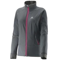 Salomon Momemtum Funktionsjacke Galet Grey Damen