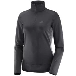 Salomon Discovery Half-Zip Funktionsshirt Black Damen