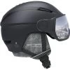 Salomon Icon2 Visor Snowboardhelm Black/Silver Uni Damen -Skiausrüstung Geschäft salomon icon visor 408354 black gross