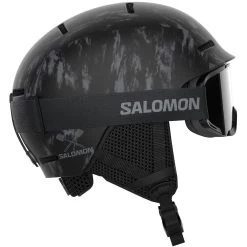 Salomon Player Combo Skihelm Inklusive Brille Black Kinder