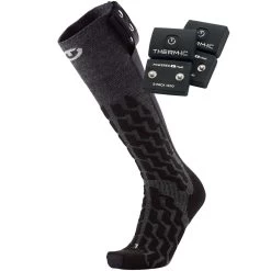 Therm-ic Heat Fusion Uni Set 1200 Heiz-Socken Black/Grey Damen, Herren