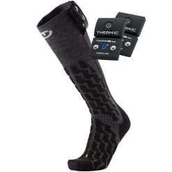 Therm-ic Heat Fusion Uni Set 700B Heiz-Socken Black/Grey Damen, Herren