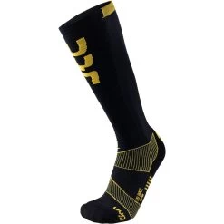 UYN Ski Evo Race Skisocken Black/Yellow Herren
