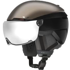 Volant Amid Visor HD Plus Snowboardhelm Mit Visier Champagne/Black Chrome Damen, Herren