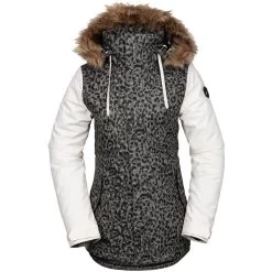 Volcom Fawn Insulated Funktionsjacke Leopard Damen