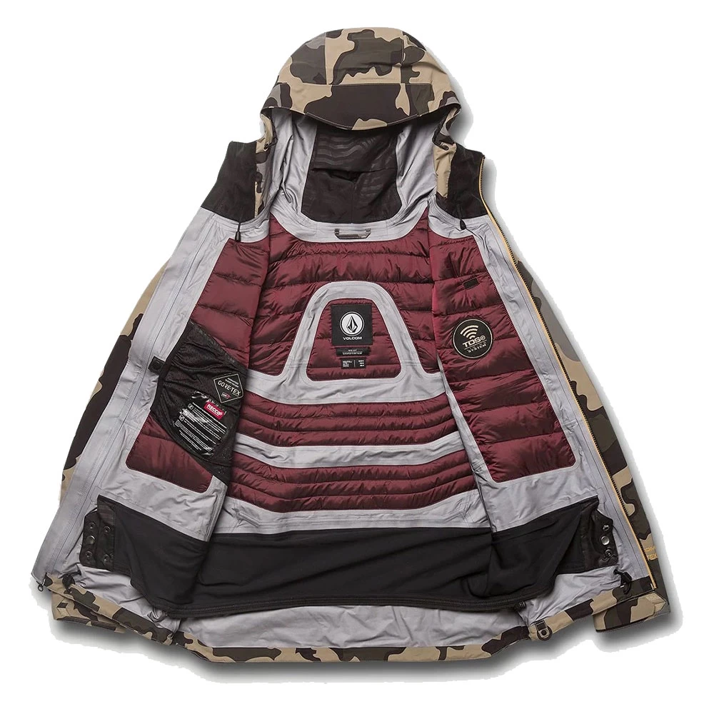 Volcom TDS Infrared Gore-Tex Wintersportjacke Drill Khaki Herren 8 Volcom TDS Infrared Gore-Tex Wintersportjacke Drill Khaki Herren – Bild 6