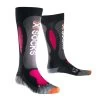 X-Bionic Ski Carving Silver Damen-Skisocken Black/Violet Damen